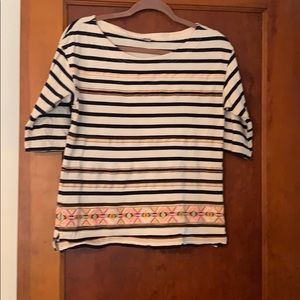 JCrew 1/2 sleeved Top